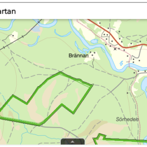 Långrumpskogen, Führung