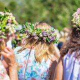 Midsommarfirandet på Åbergsgården