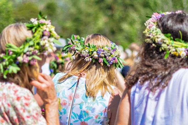 Midsommarfirandet på Åbergsgården