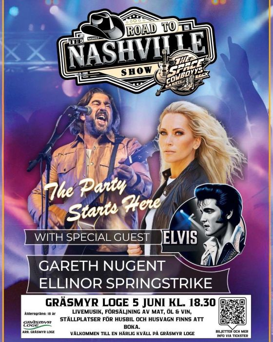 Road to Nashville show med Gareth Nugent och Ellinor Springstrike